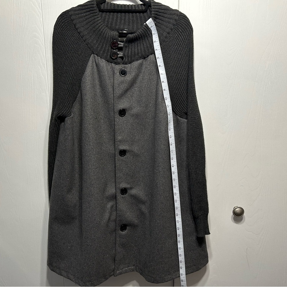 Oversized sweater coat